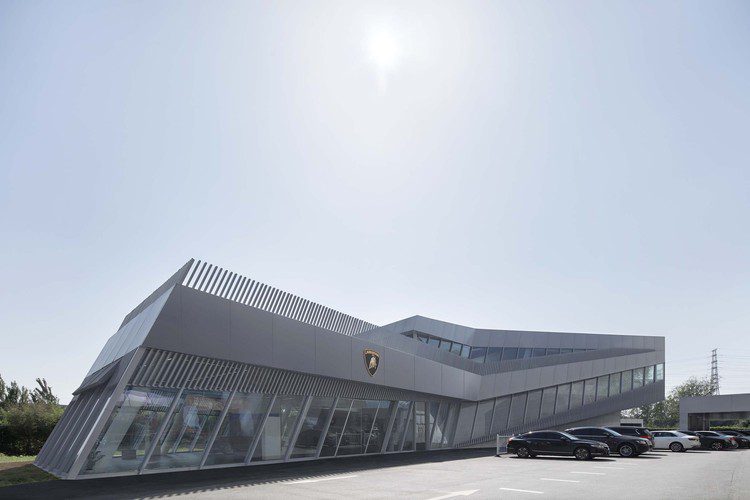 Lamborghini exhibition center in China