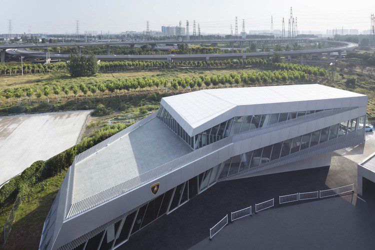 Lamborghini exhibition center in China