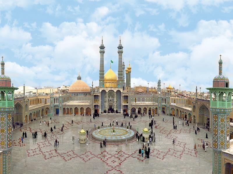 صحن حرم حضرت معصومه