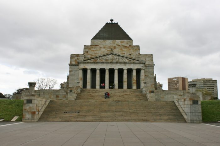 Shrine of Remembrance, built in 1934. Courtesy of WikiCommons