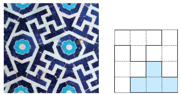 نقش پیلی - براساس شبکه مربع