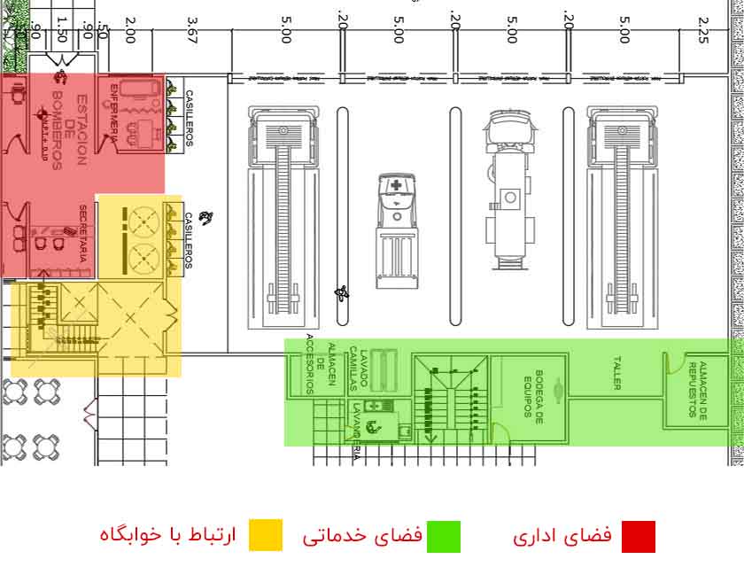 طراحی ایستگاه آتش نشانی