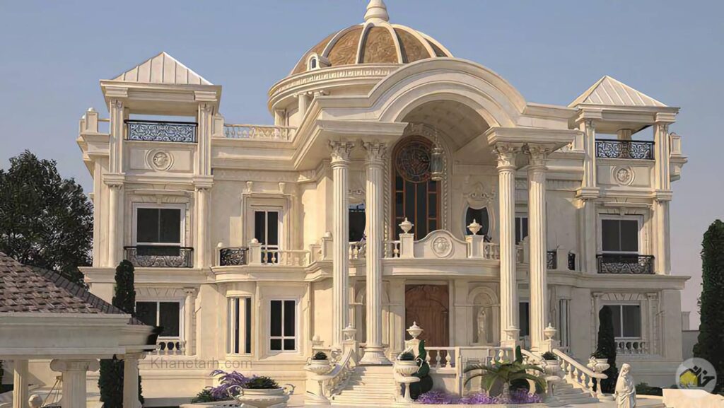 طراحی نمای رومی
