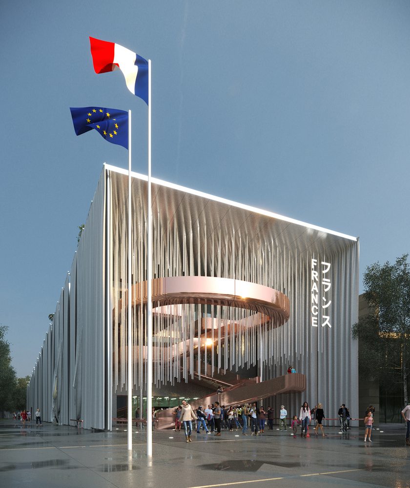 پاویون فرانسه – اکسپو اوزاکا 2025.. تصویر © Coldefy and Carlo Ratti Associati